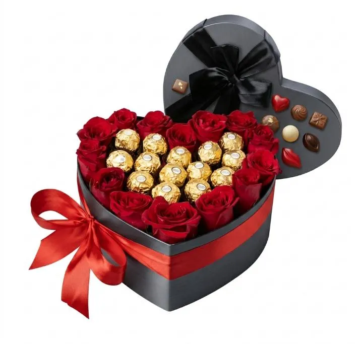 Coffret Cœur "Passion Gourmande".