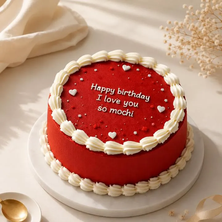 "Red Velvet Celebration" Cake.