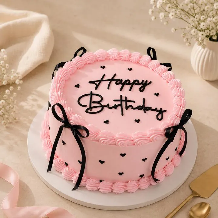 Cake "Pink Coquette".