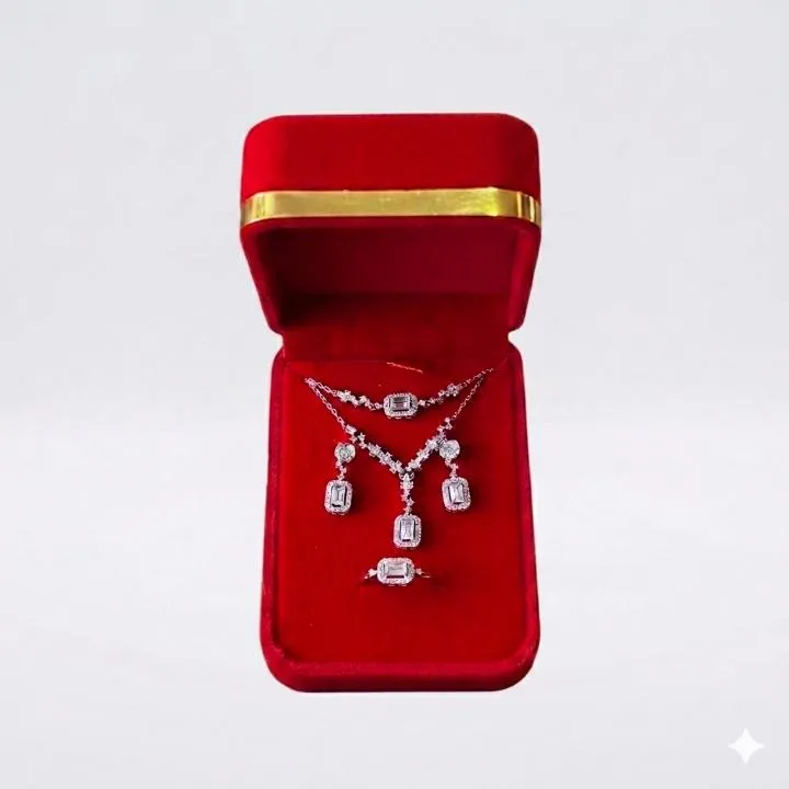 Royal Set "Emerald Crystal".